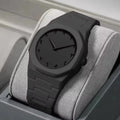 Men's Carbon Fiber Black Arabic Dial Watch