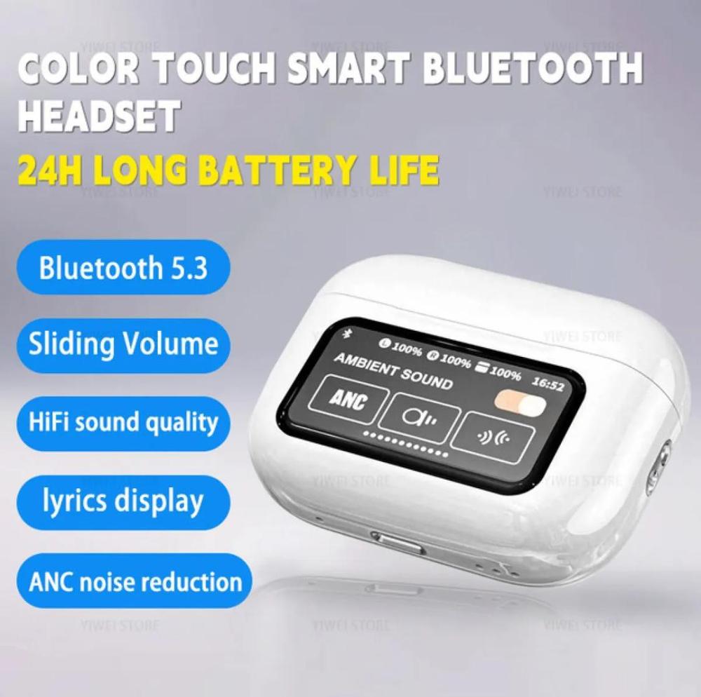 Premium Wireless Earbuds ANC+ Touchscreen Control